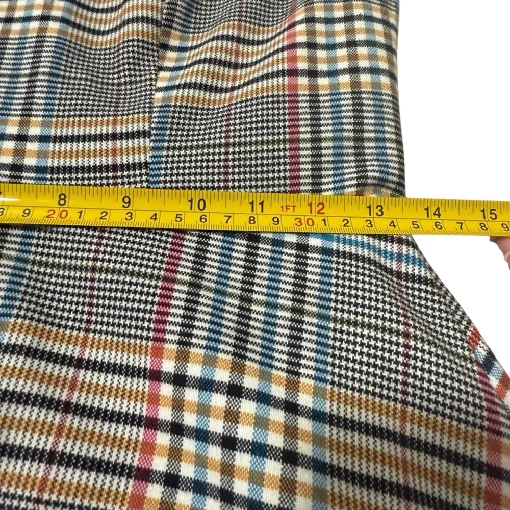Anthropologie Moulinette Soeurs Plaid Fit & Flare Dress Women’s Size 4 - Picture 8 of 11